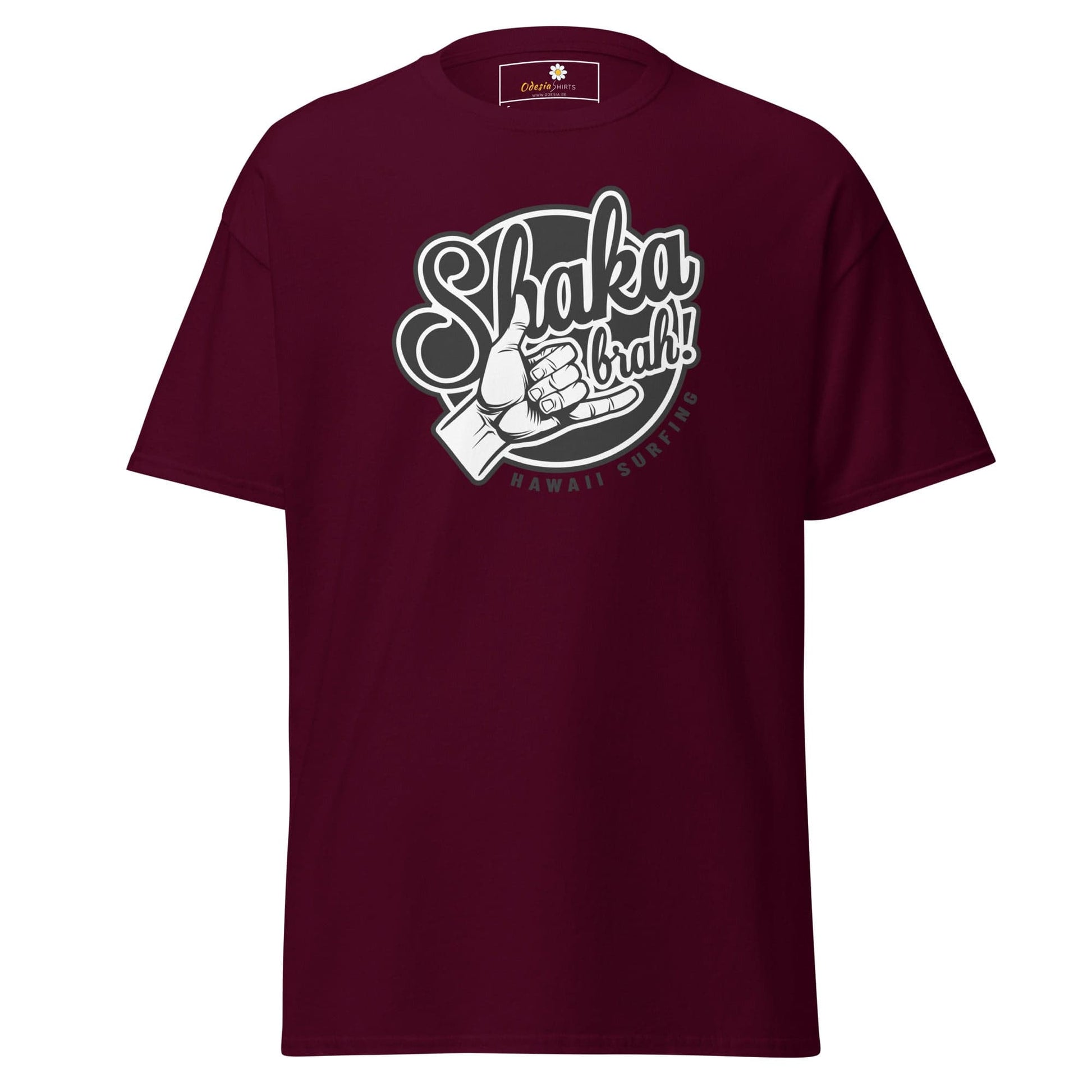 Unisex classic t-shirt - MYSTIC SHAKA BRAH - REGULAR - Maroon / S