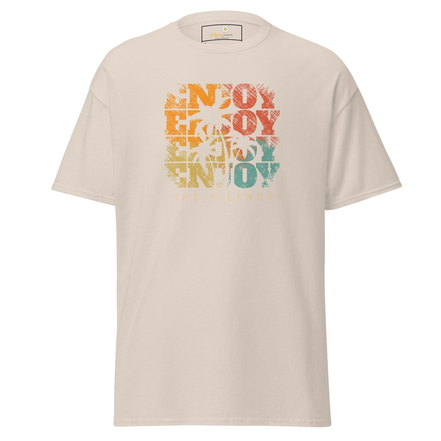 Unisex classic t-shirt - SUMMER ENJOY ENJOY - REGULAR - Natural / S