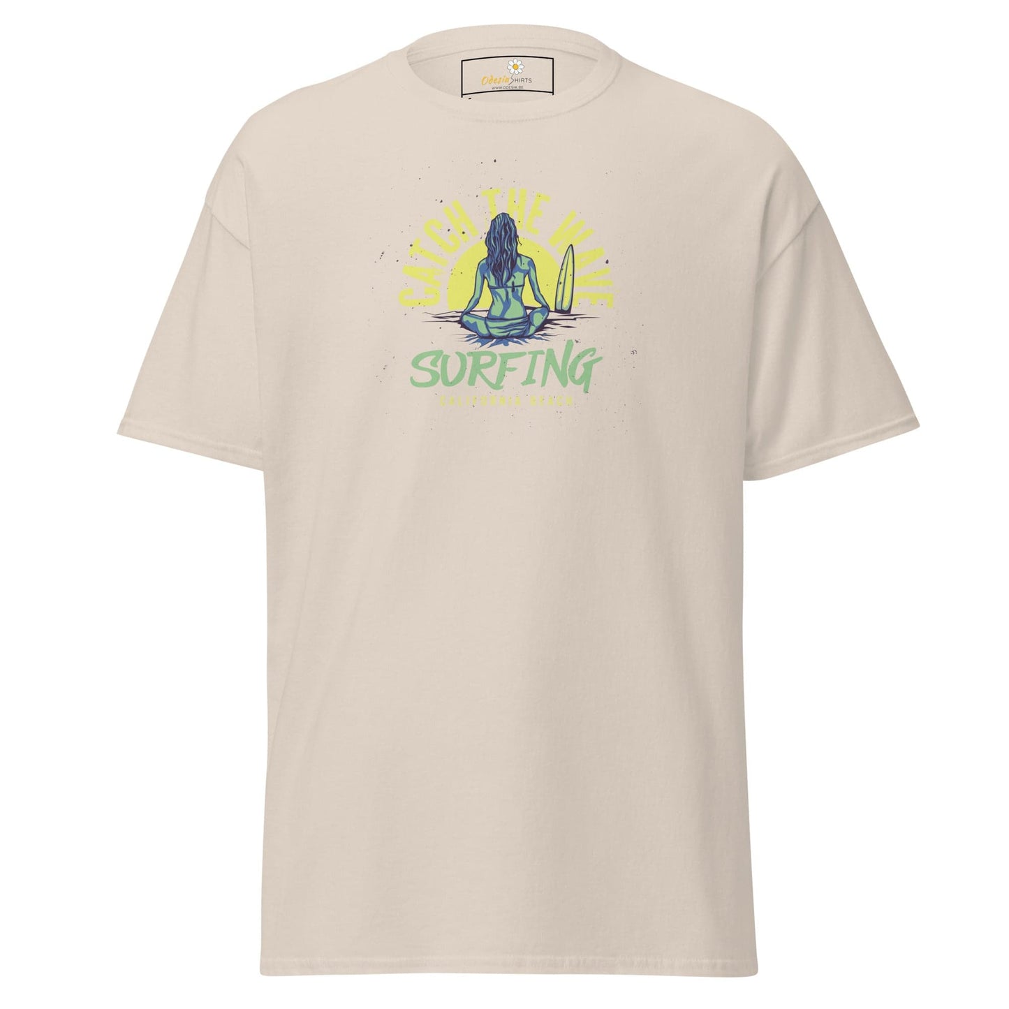 Unisex classic t-shirt - SUMMER SURFING LADY - REGULAR - Natural / S