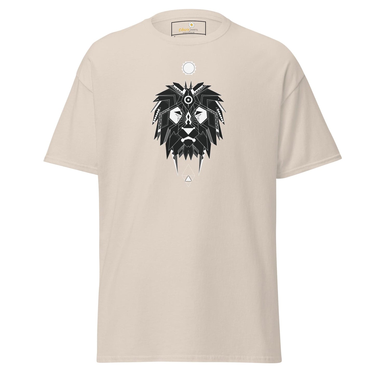 Unisex classic t-shirt - ABSTRACT MYSTIC LION HEAD - REGULAR - Natural / S