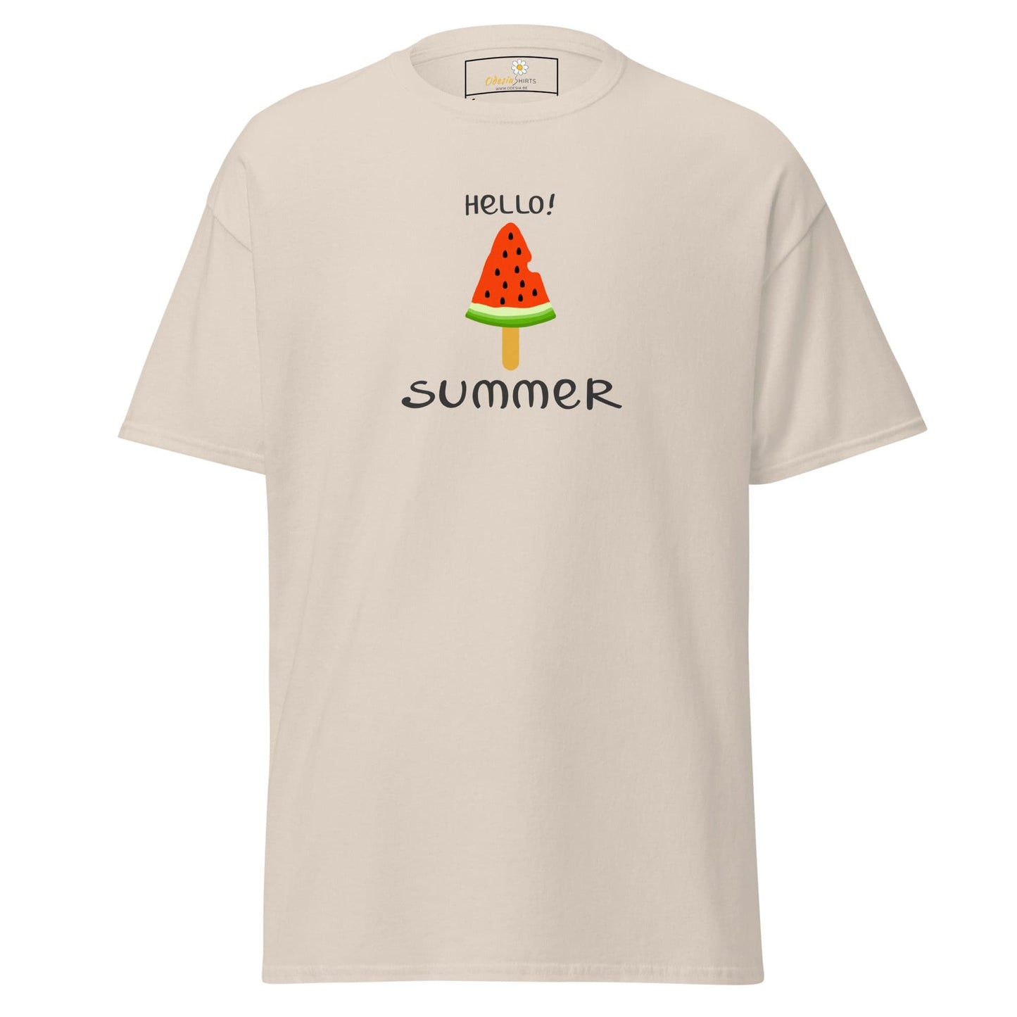 Unisex classic t-shirt - SUMMER HELLO SUMMER ICE - REGULAR - Natural / S