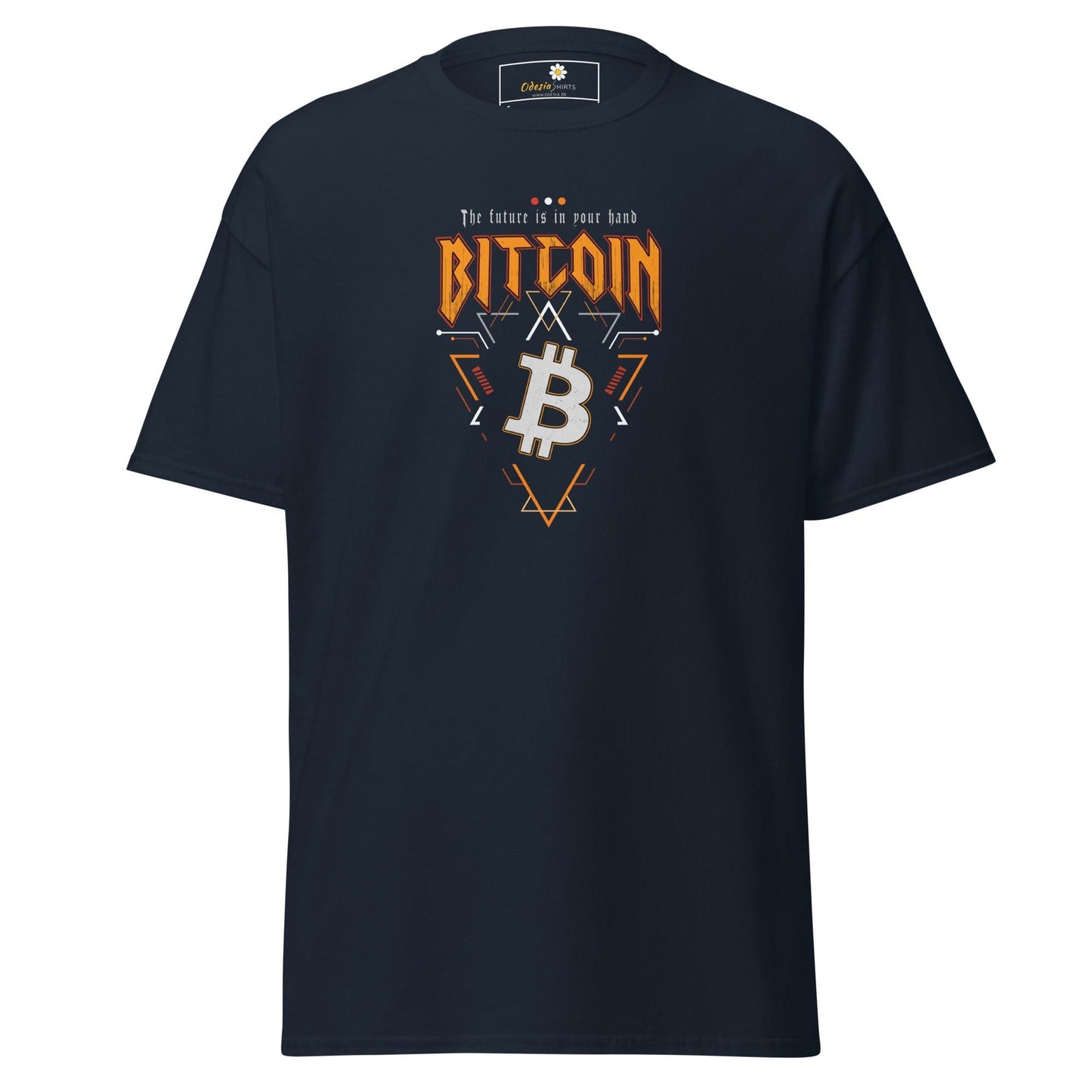 Unisex classic t-shirt - MISC BITCOIN YOUR FUTURE - REGULAR - Navy / S