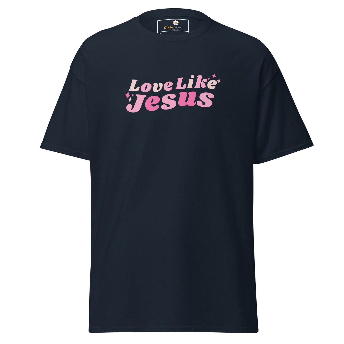 Unisex classic t-shirt - SPIRITUAL LOVE LIKE JESUS - REGULAR - Navy / S