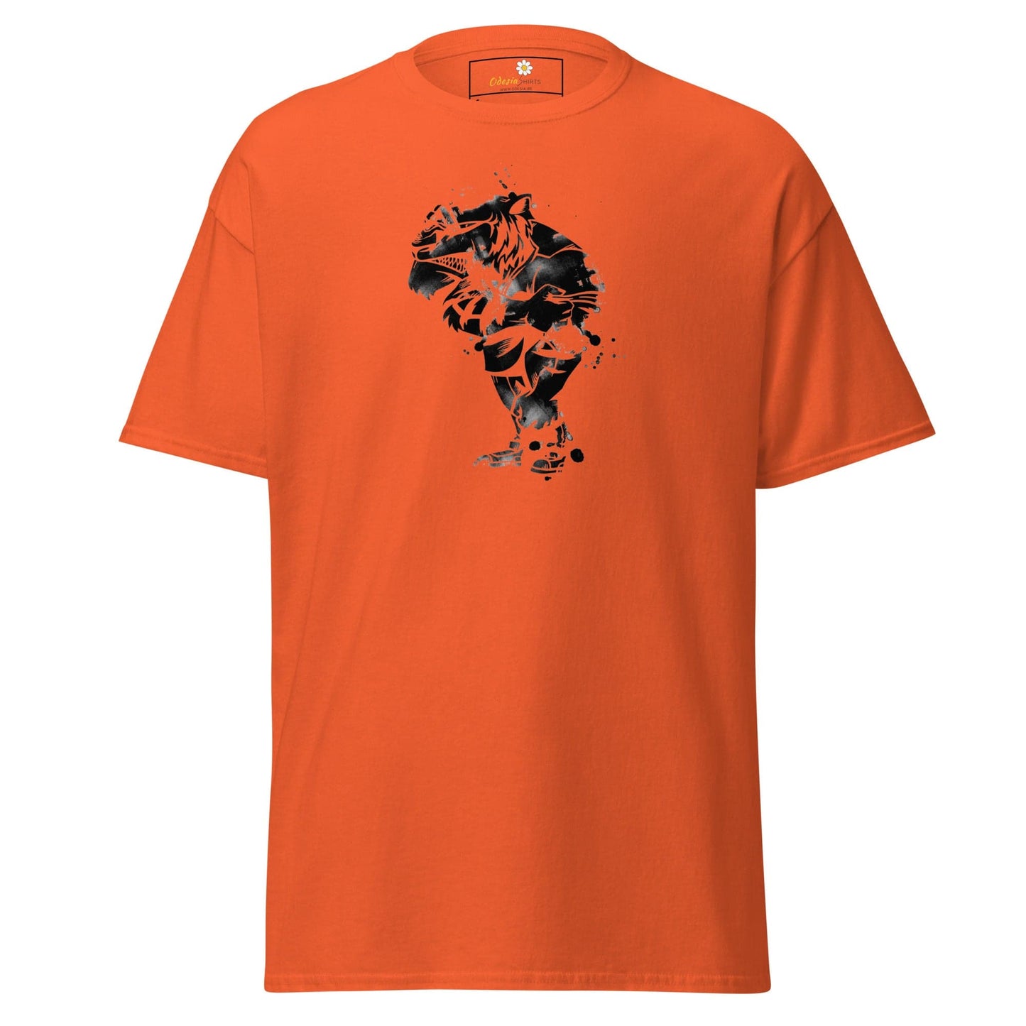 Unisex classic t-shirt - FANTASY STRANGE DUDE - REGULAR - Orange / S