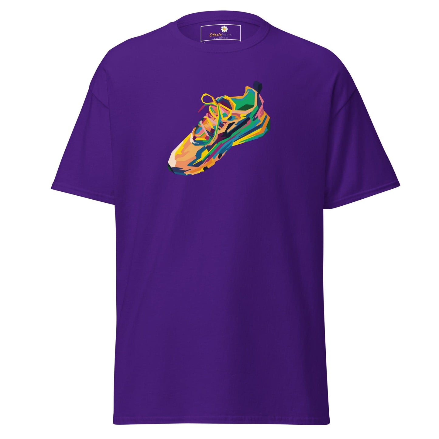Unisex classic t-shirt - MISC SNEAKER SHOE - REGULAR - Purple / S