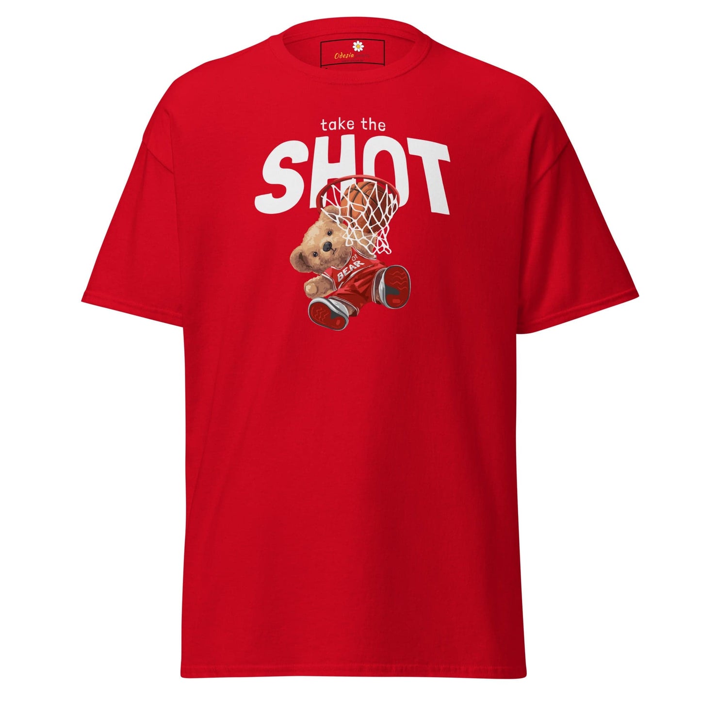Unisex classic t-shirt - FUN TAKE THE SHOT - REGULAR - Red / S