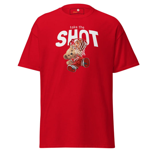 Unisex classic t-shirt - FUN TAKE THE SHOT - REGULAR - Red / S