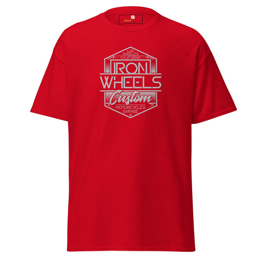 Unisex classic t-shirt - MISC IRON WHEELS - REGULAR - Red / S