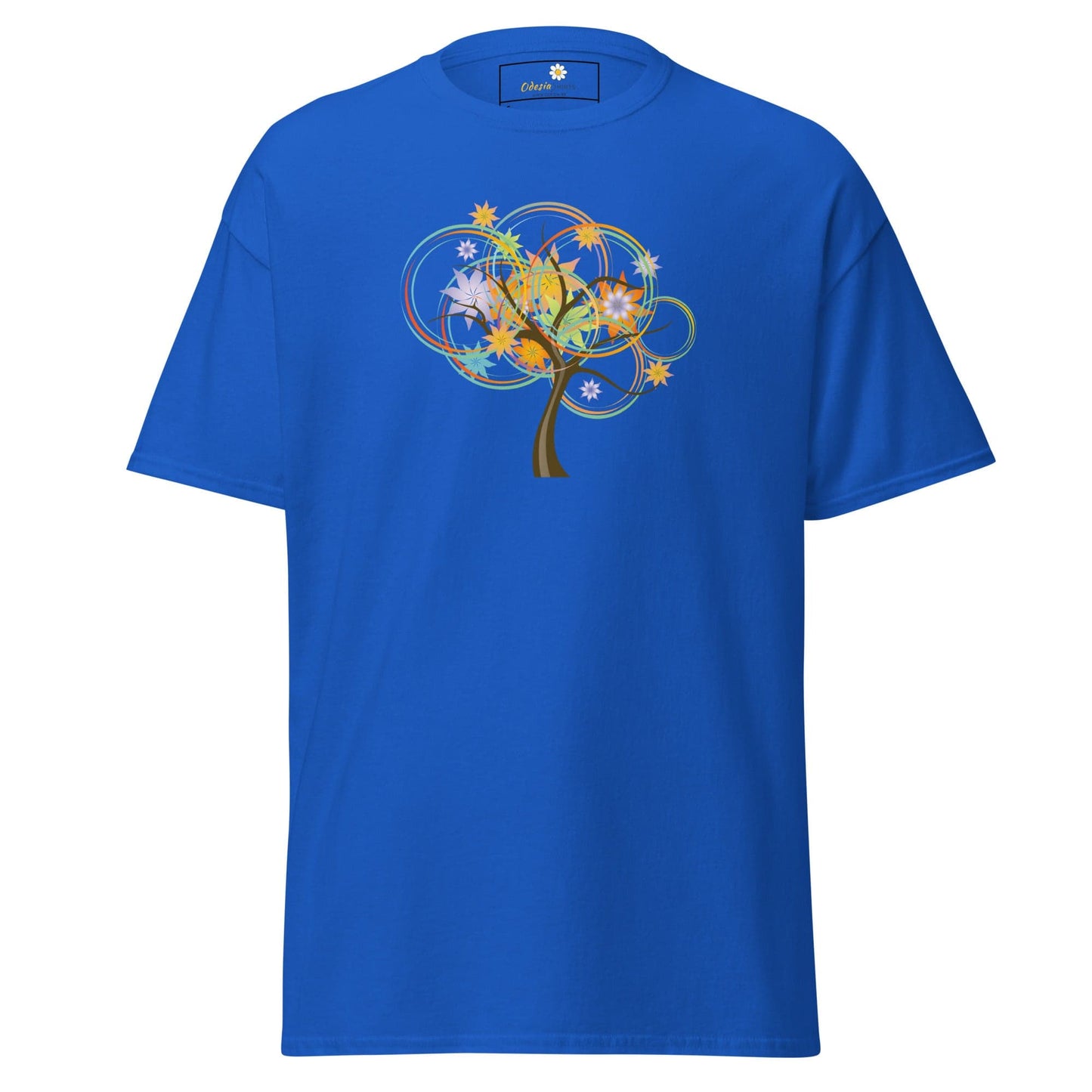 Unisex classic t-shirt - NATURE LIFE TREE - REGULAR - Royal / S