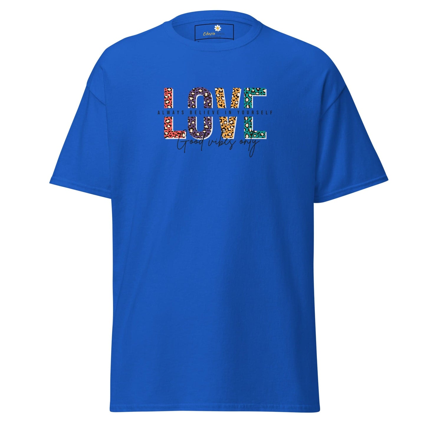 Unisex classic t-shirt - TEXT LOVE YOURSELF - REGULAR - Royal / S