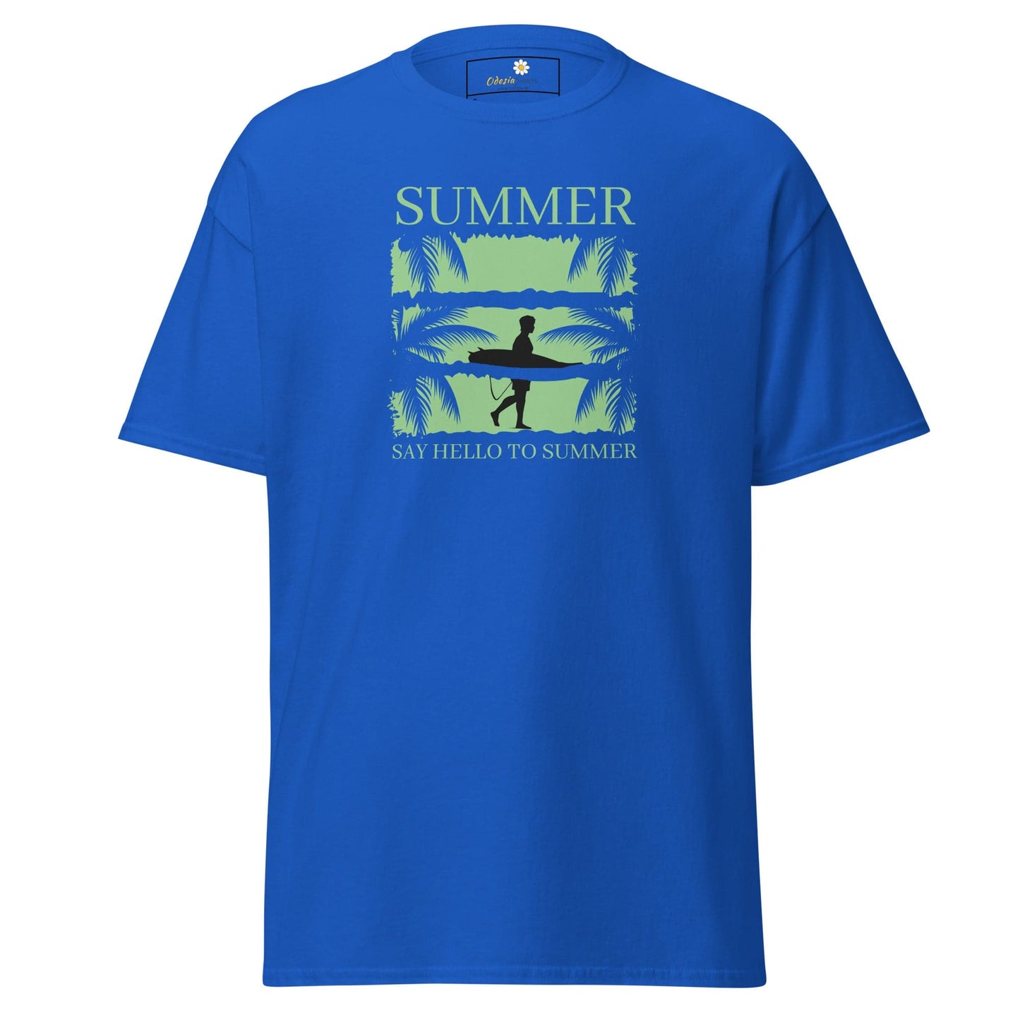 Unisex classic t-shirt - SUMMER SURFING CALIFORNIA - REGULAR - Royal / S
