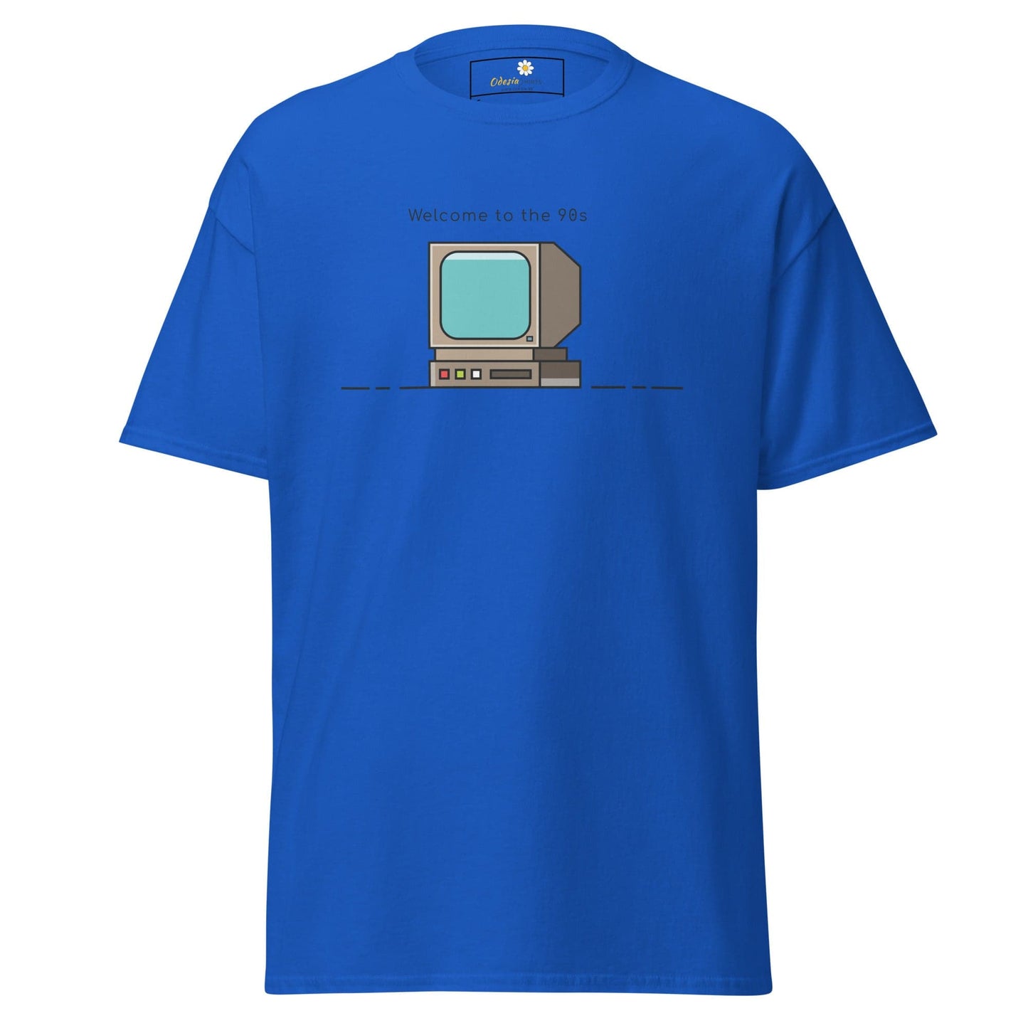 Unisex classic t-shirt - IT WELCOME TO THE 90S - REGULAR - Royal / S