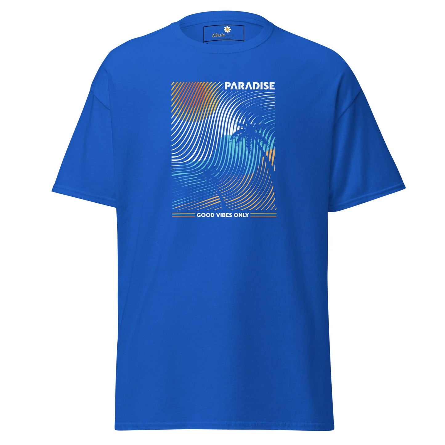 Unisex classic t-shirt - SUMMER PARADISE COLORFULL - REGULAR - Royal / S
