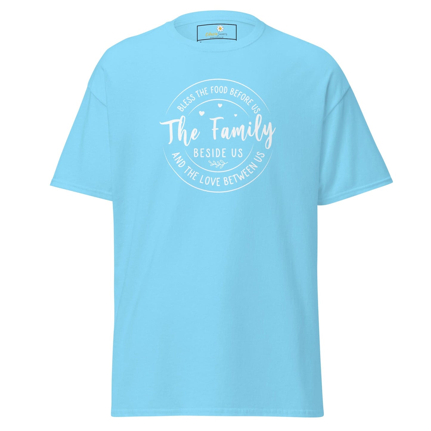 Unisex classic t-shirt - SPIRITUAL BLESS THE FAMILY - REGULAR - Sky / S