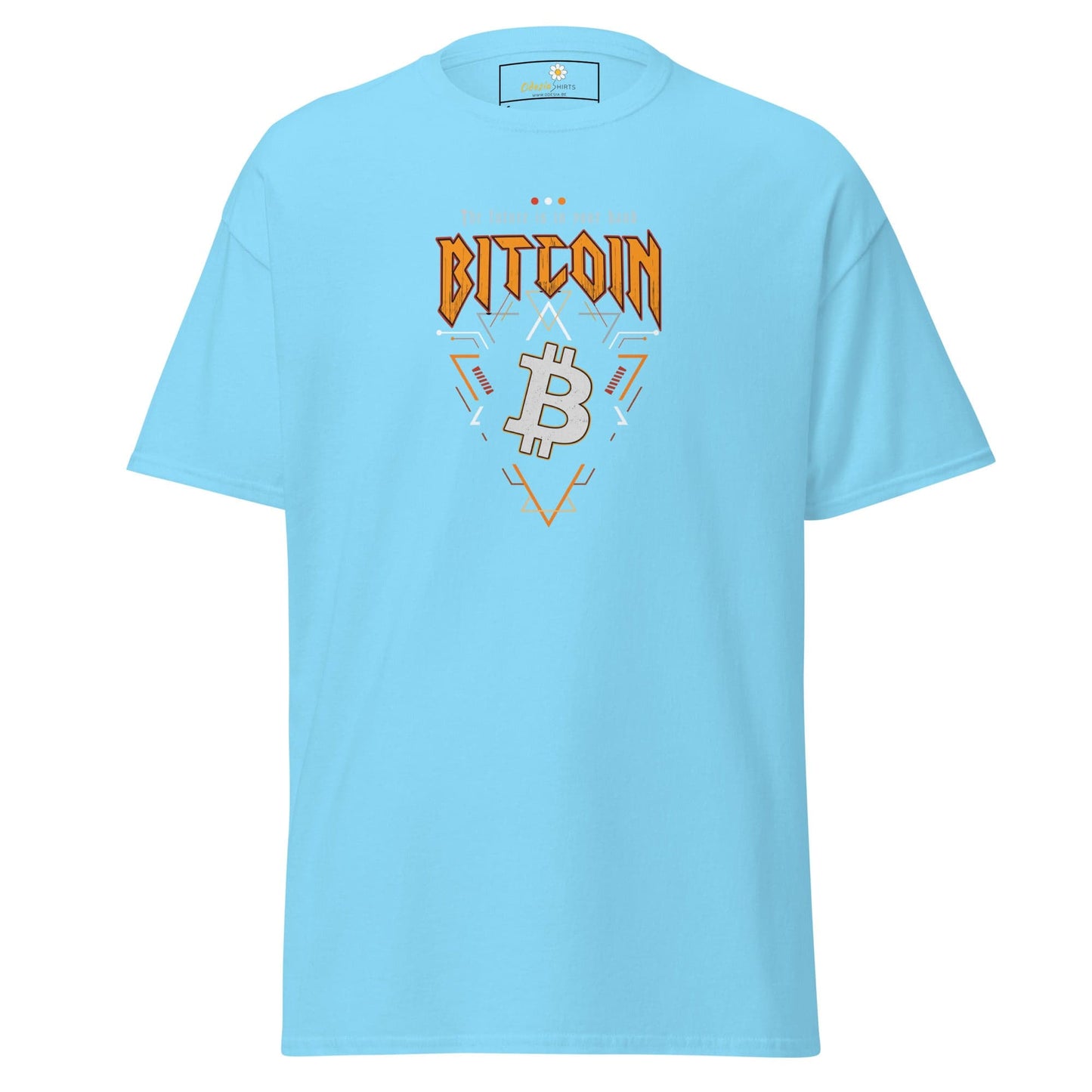 Unisex classic t-shirt - MISC BITCOIN YOUR FUTURE - REGULAR - Sky / S