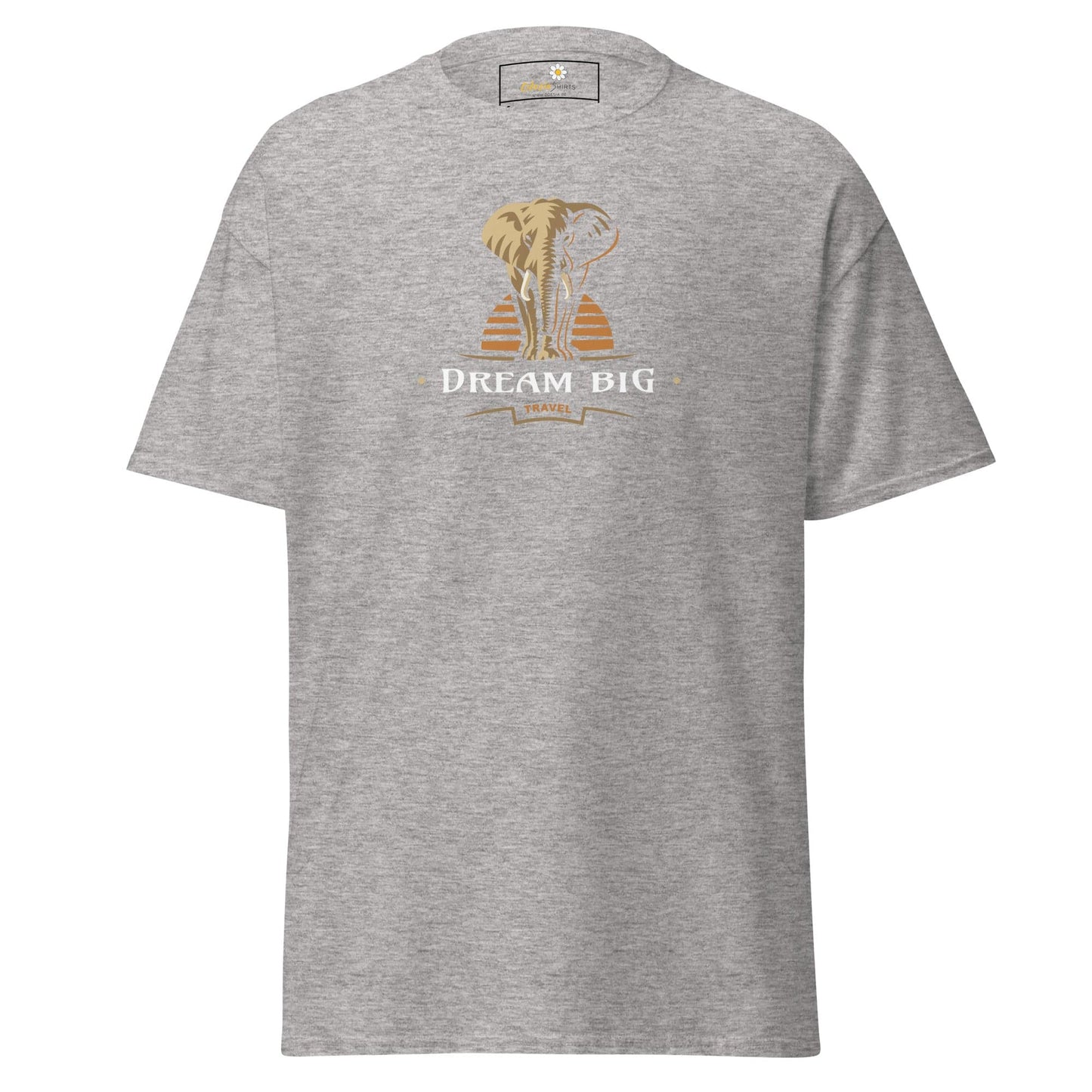 Unisex classic t-shirt - WILD LIFE DREAM BIG - REGULAR - Sport Grey / S