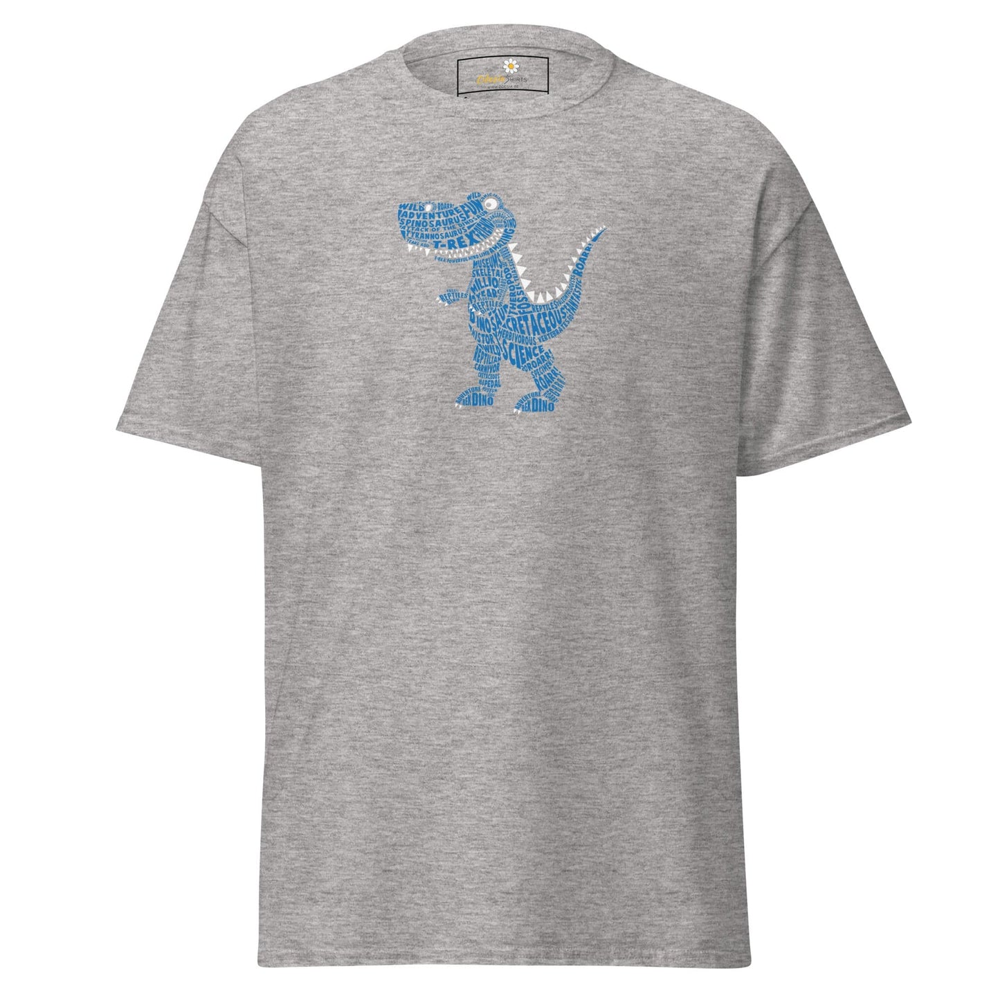 Unisex classic t-shirt - FUN LITTLE DINO - REGULAR - Sport Grey / S