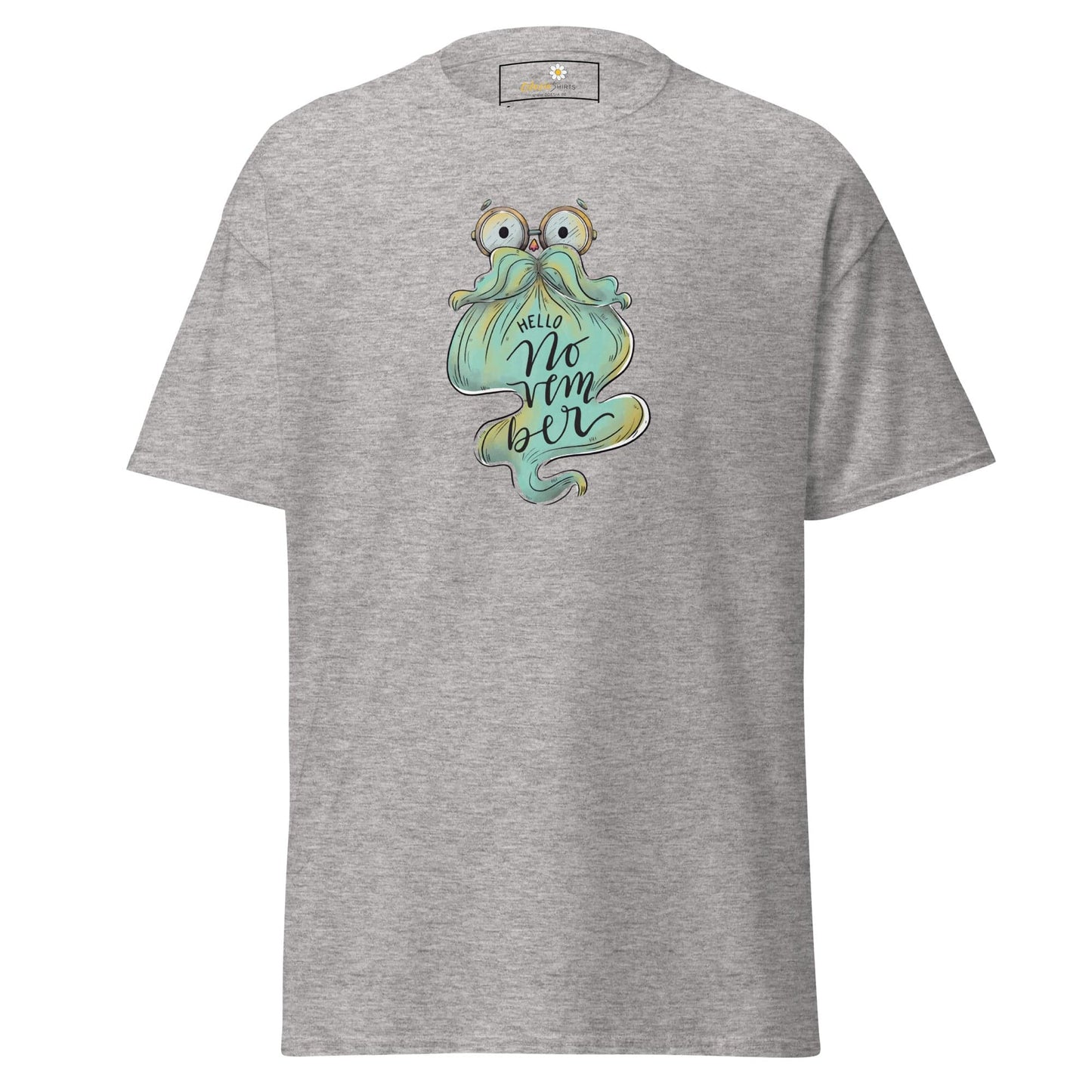 Unisex classic t-shirt - FUN HELLO NOVEMBER - REGULAR - Sport Grey / S