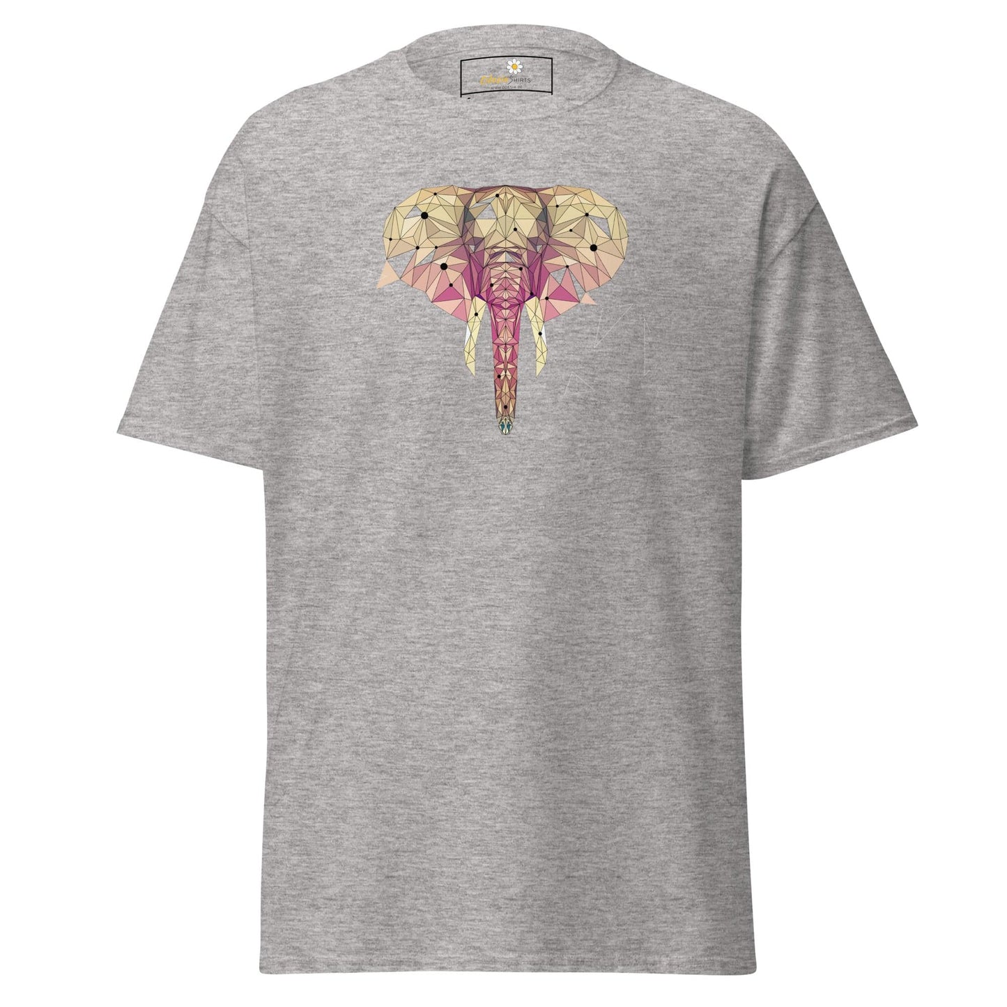 Unisex classic t-shirt - ABSTRACT WILD LIFE ELEPHANT - REGULAR - Sport Grey / S