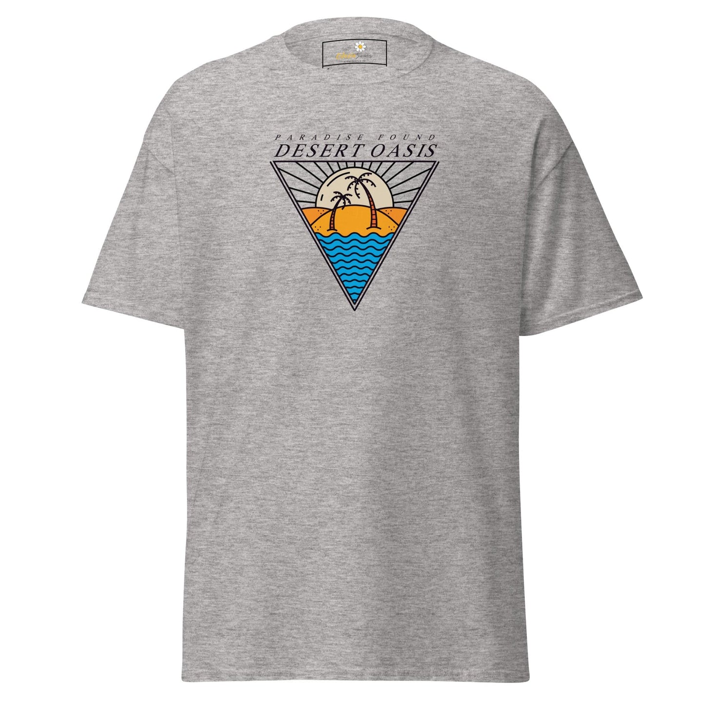Unisex classic t-shirt - SUMMER DESERT OASIS - REGULAR - Sport Grey / S