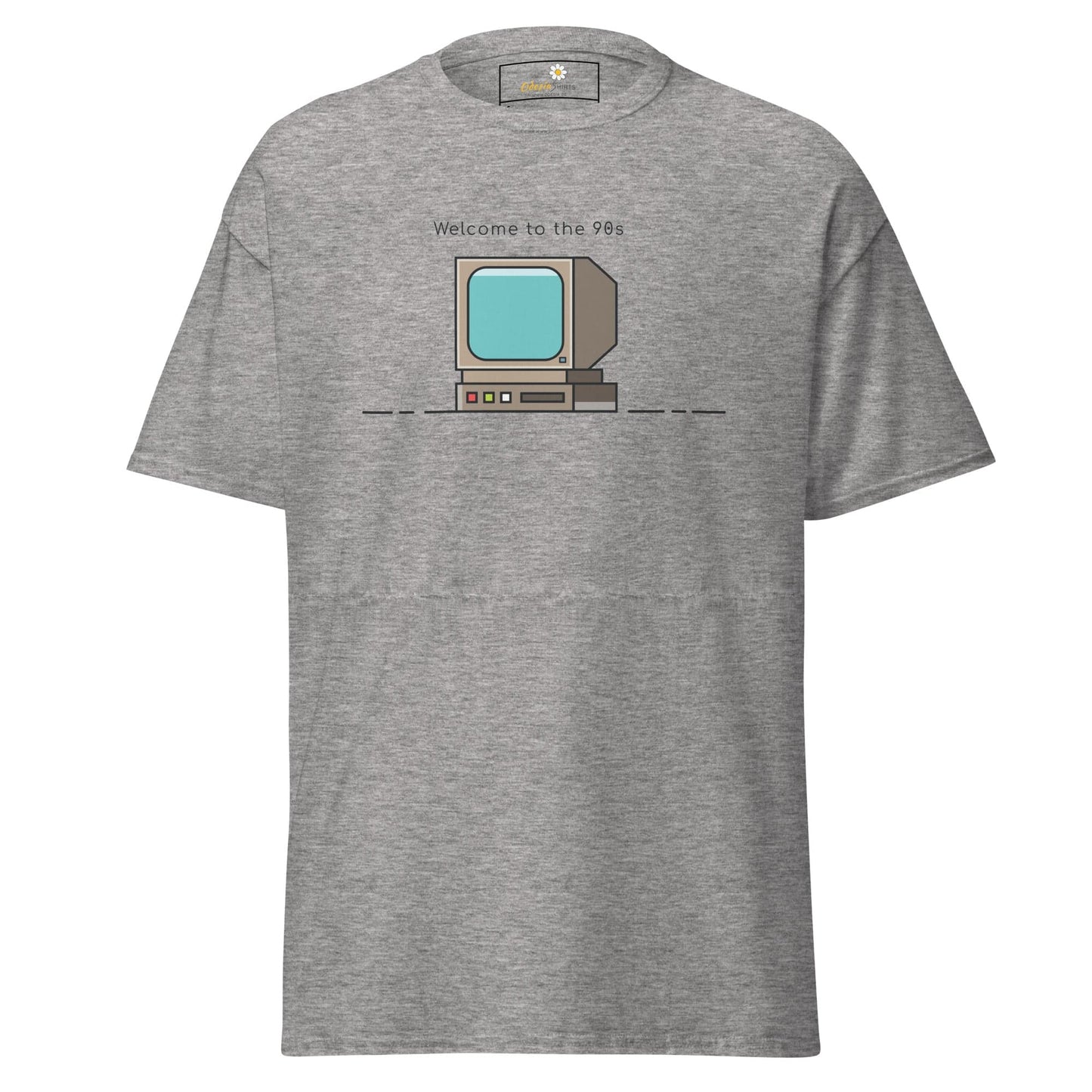 Unisex classic t-shirt - IT WELCOME TO THE 90S - REGULAR - Sport Grey / S
