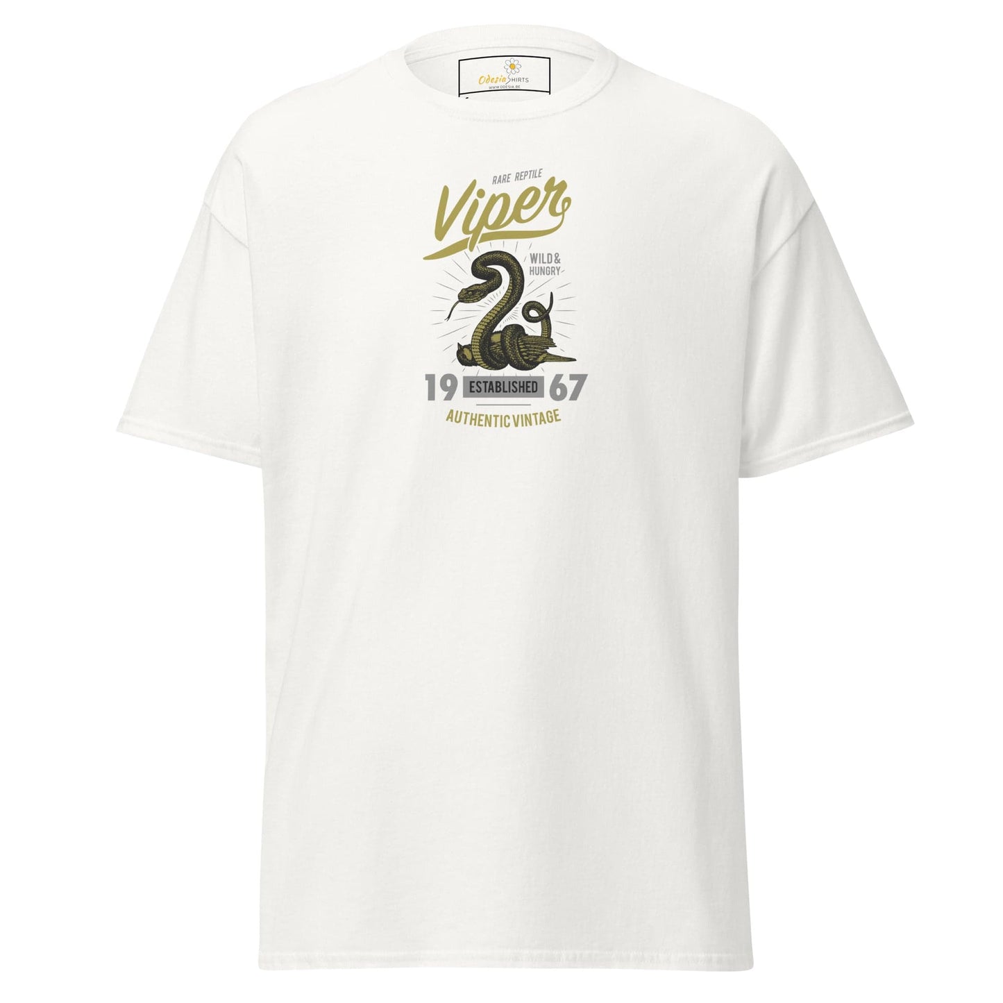 White graphic T-shirt from T-SHIRT DESIGN TEE for Men and Women in sizes S to XL