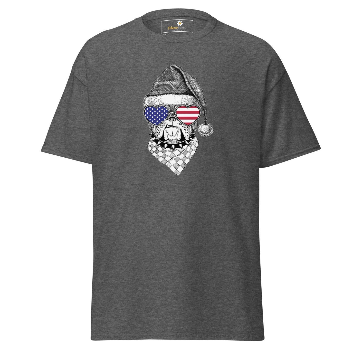 Gray T-Shirt with Skull Graphic for Men and Women in Sizes 2XL to 5XL