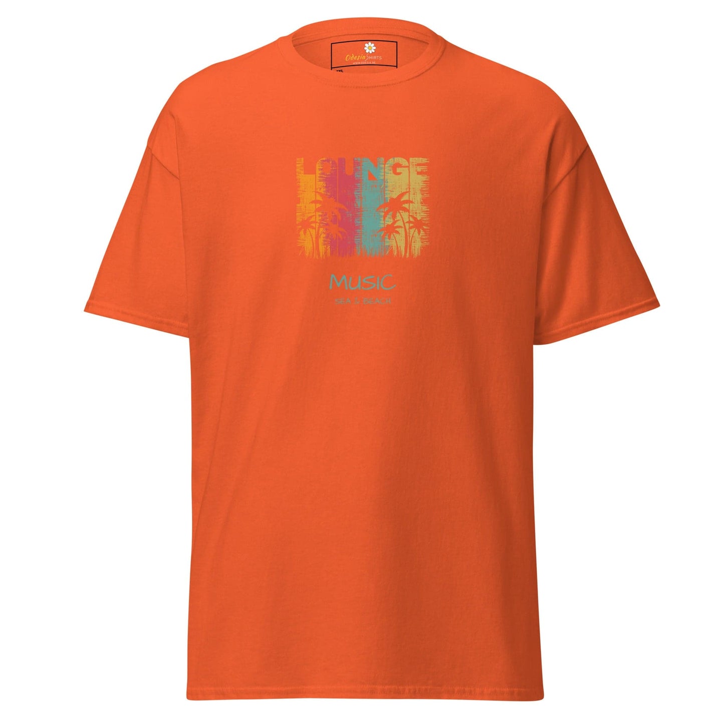 Orange short-sleeve T-shirt from T-SHIRT DESIGN TEE for Men and Women in 2XL to 5XL